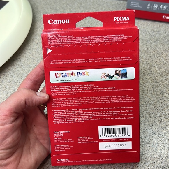 2 packs of Canon Pixma GP-601 Photo Paper Glossy 4"x6" 50 sheets in each pack - Picture 3 of 6